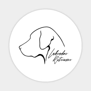 Proud Labrador Retriever profile dog lover gift Magnet